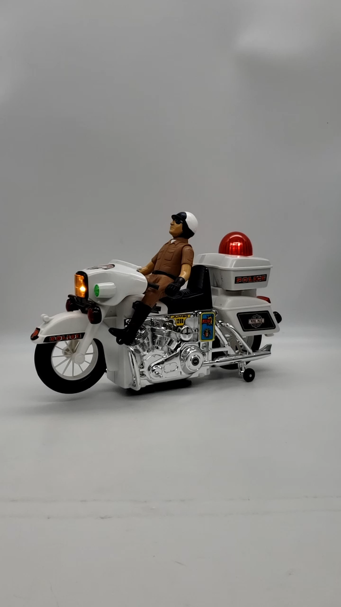 Vintage 1984 Highway Patrol Police Jumbo Cycle SA-170H Harley