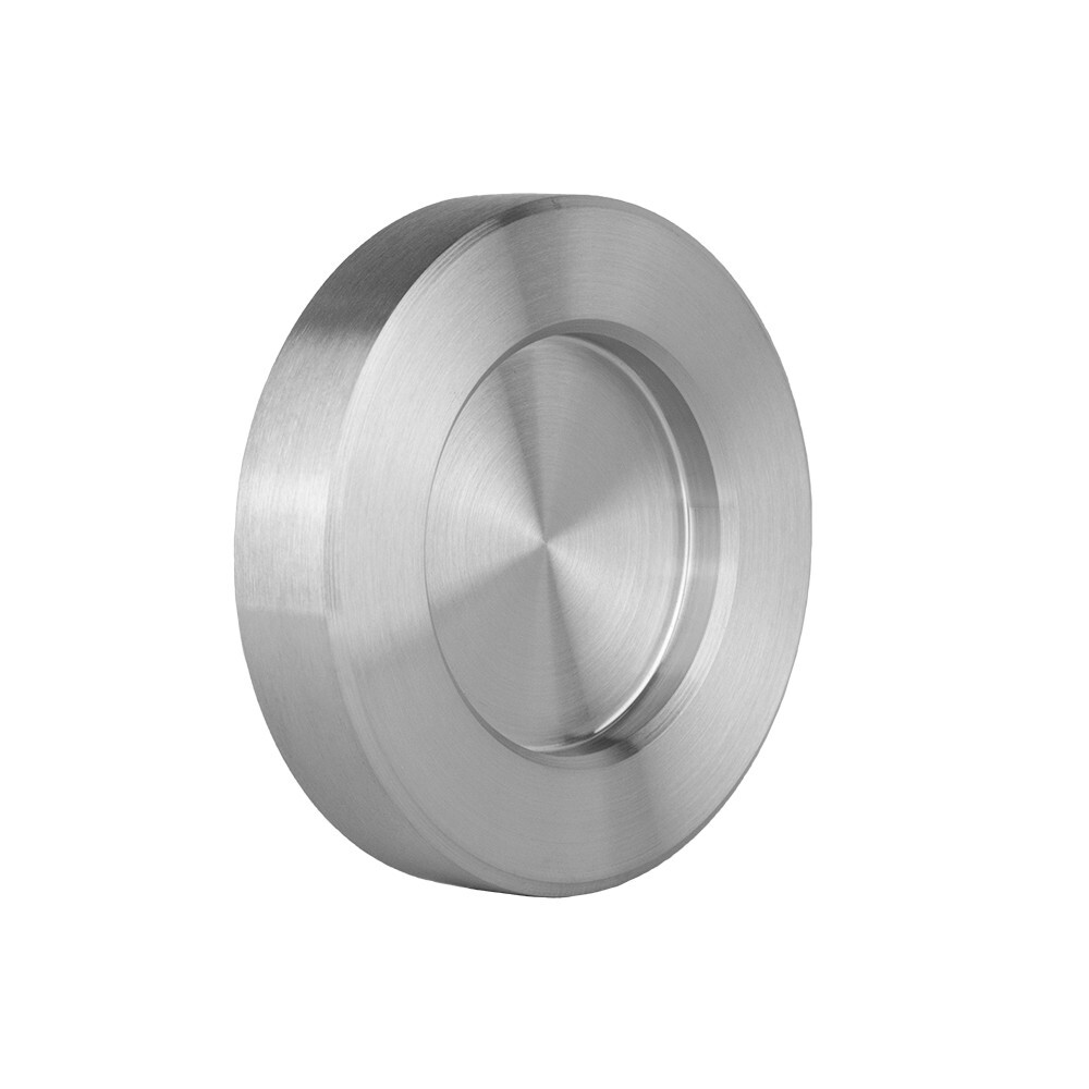 Onpira Edelstahl Griffmulde 68mm - Muschelgriff Für Glastüren Silber