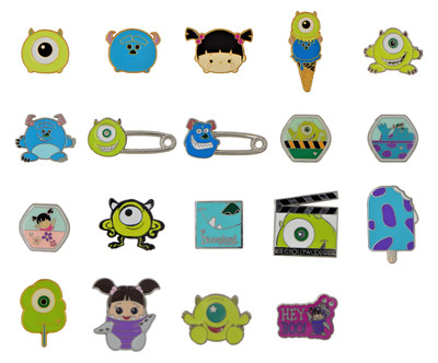 Monsters Inc / University Theme Pin Disney World Parks Trading Pins Brand New