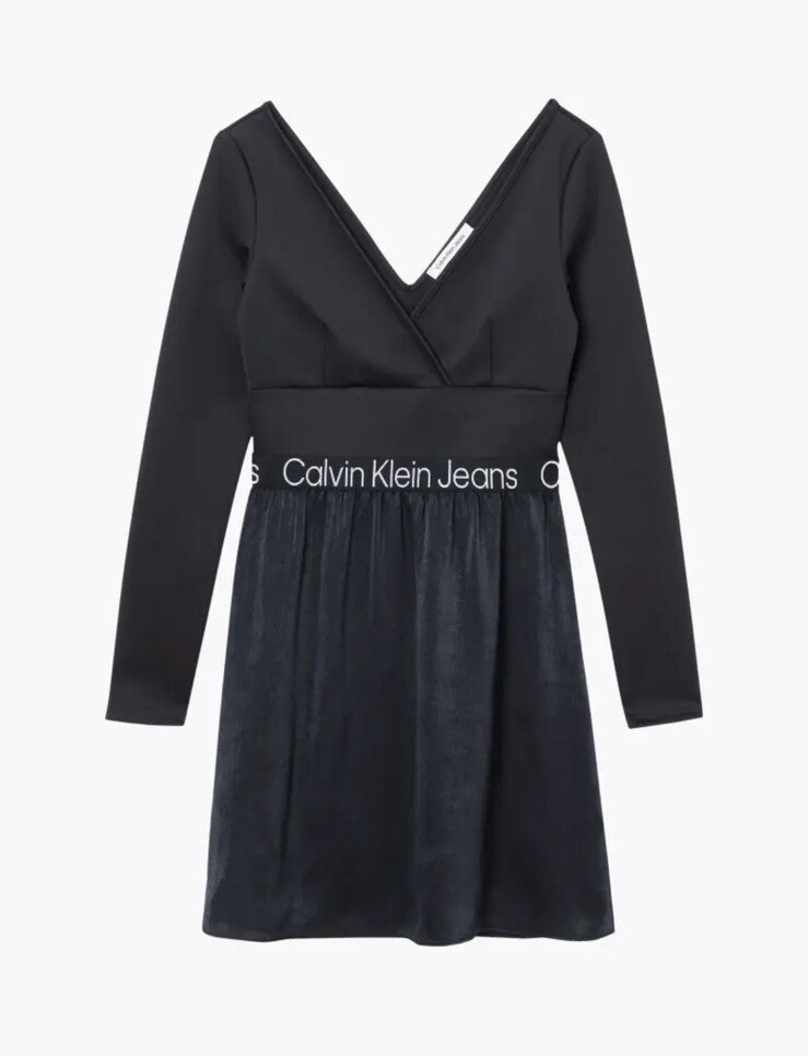 calvin klein skater dress CALVIN KLEIN Women's Dress Mini Skater Blue