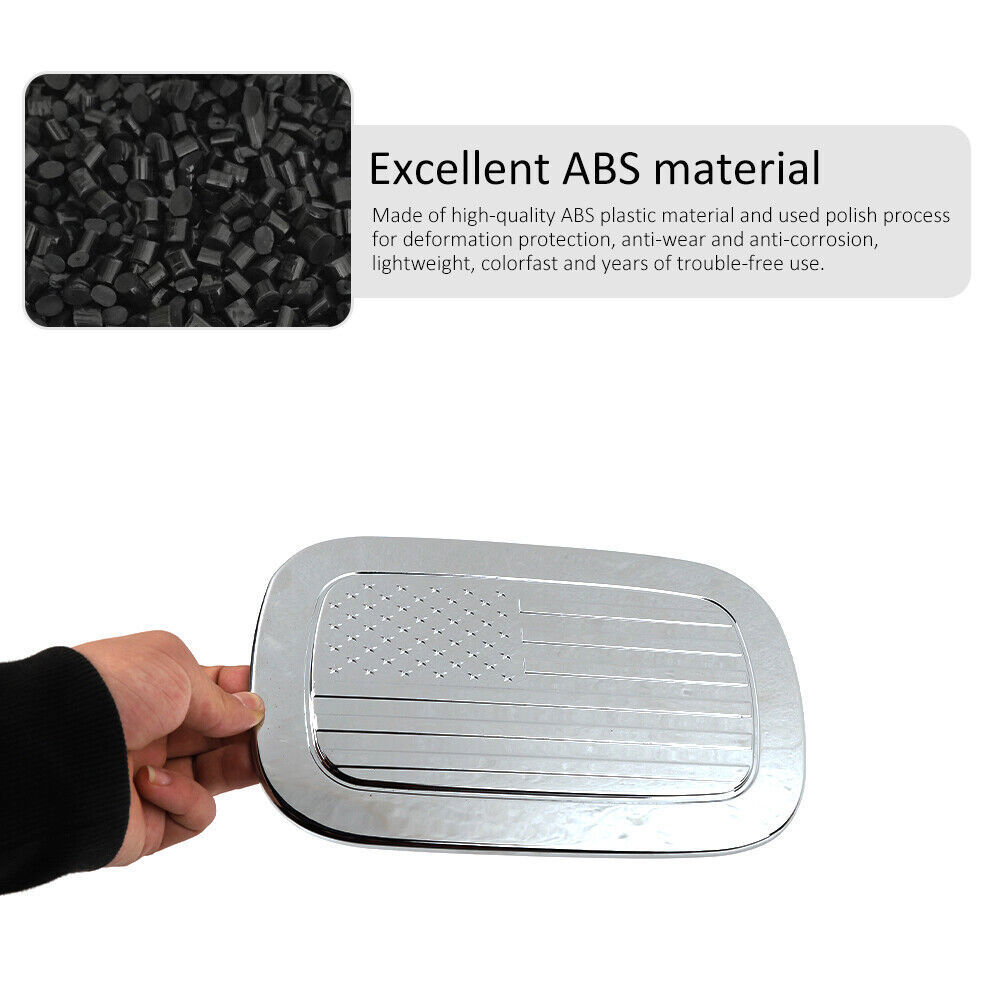 Fuel Tank Gas Cap Door Cover Trim For Dodge Durango 2011-2021 Accessories Chrome