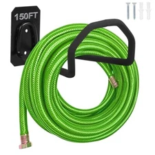 Garden Hose Holder Wall Mount - Heavy Duty Water Hose 1pc Hose Holder 150ft