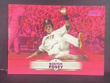 Buster Posey 2025 Topps Stadium Club MLB Pink Parallel #133 Giants Exclusive