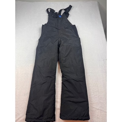 Sportcaster Womens Black Insulated Snow Bibs Ski Overalls Size 6