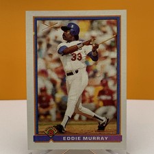 1991 Bowman #376 Eddie Murray 💎🔥 Slugger Gold Stamp SP Vintage Mets Orioles ￼