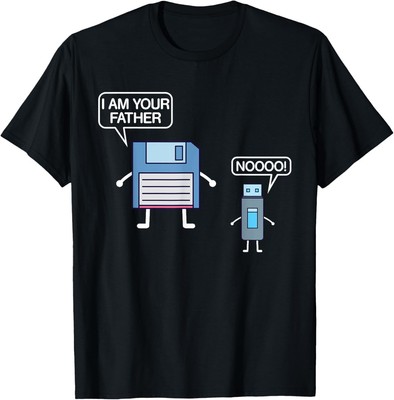 USB Floppy Disk I Am Your Father - Nerdy Computer Geek T-Shirt Hoodie