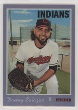 2019 Topps Heritage High Number Hot Box Purple Refractor Danny Salazar ff5