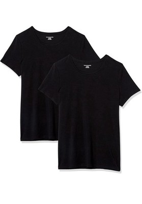 Essentials Women's Regular-Fit Short-Sleeve Crewneck T-Shirt Size 4XL 2pc