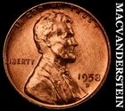 1958-D Lincoln Wheat Cent- Choice Gem Brilliant Uncirculated Luster #J5509