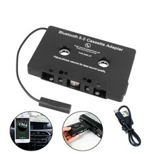 Car Audio Bluetooth Tape Cassette Adapter Converter For IPhone Android MP3