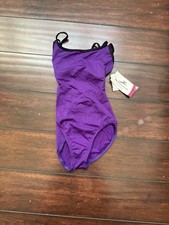 NWT Motionwear Petite Adult Purple Ballet Dance Leotard