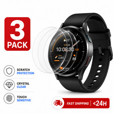 Samsung Galaxy Watch Screen Protector 3 Pack 40mm 42mm 44mm 46mm Hydrogel Clear