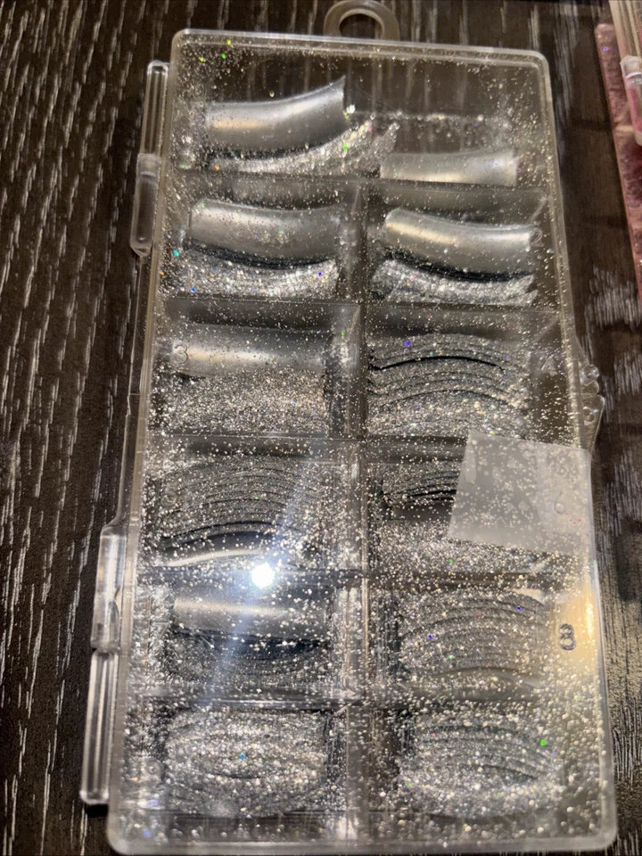 Design Nail Tips Glitter Many Colors NEW Pick Your Color - Image 4 of 4