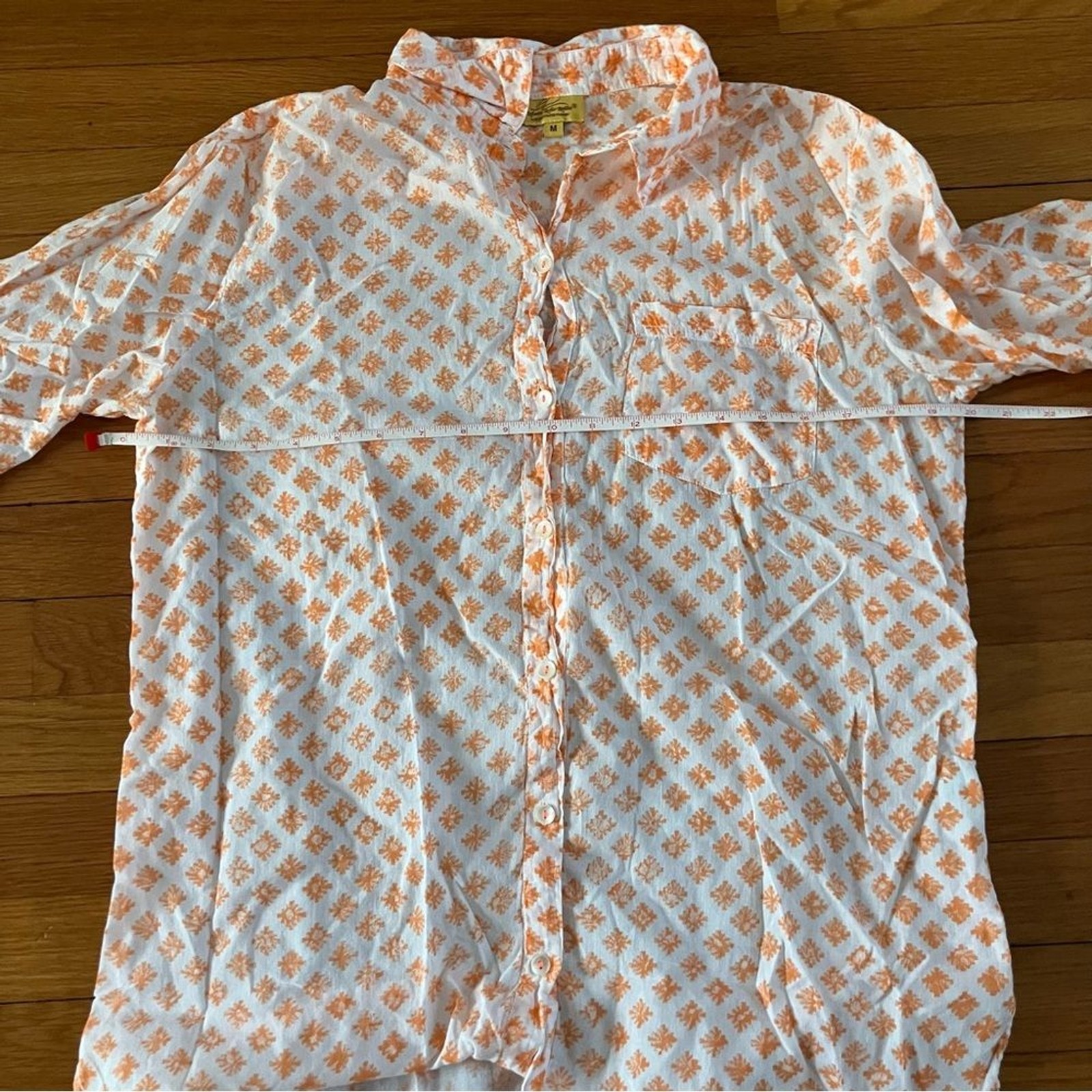 Roberta Roller Rabbit Orange Pattern Cotton Beach… - image 7