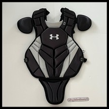 Under Armour Victory Chest Protector Catchers Age 12-16 Baseball Black Grey
