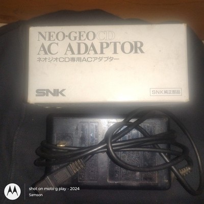SNK NEO-GEO CD AC adapter POWCD-J -- Open Box Complete Automatic SNK No BS 