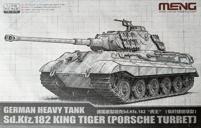 MENG 72-010 - 1:72 German Heavy Tank Sd.Kfz.182 King Tiger (Porsche Turret)