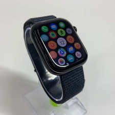 GPS Only Apple Watch Series 10 46MM Jet Black Aluminum Blue Sport Loop MWWR3LW/A