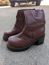 Women's Brown Leather Boots