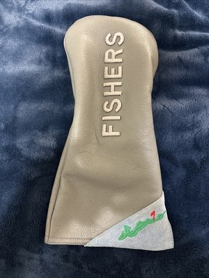 Fishers Island Golf Club Top 100 Leather Driver Headcover, Cruhdcvrs, Ex Cond!