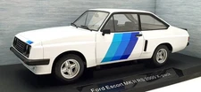 Model Car Group 1/18 Scale MCG18351 Ford Escort MKII RS 2000 X-Pack - White/Blue