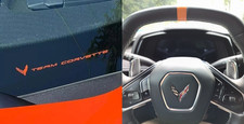 C8 Corvette Combo Sebring Orange Steering Wheel Team Corvette Vinyl Stripes C8 Corvette Combo Sebring Orange Steering Wheel Team Corvette Vinyl Stripes