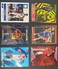 Lot of 6 Numbered All-Star NBA Basketball Cards Obsidian Recon Mosaic #/ed