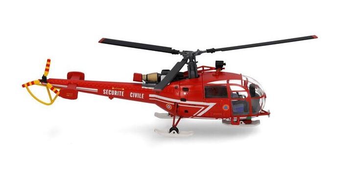 Sud Aviation SA 316 Alouette III Herpa maquette de collection haute precision