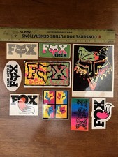 Vintage Fox Racing Motocross Decals Vintage Fox Racing Motocross Decals