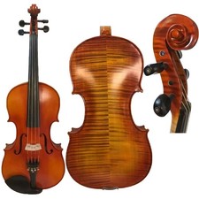 Guarneri Model SONG Maestro 16 inch Viola. Hand made, Flames Back Deep rich tone