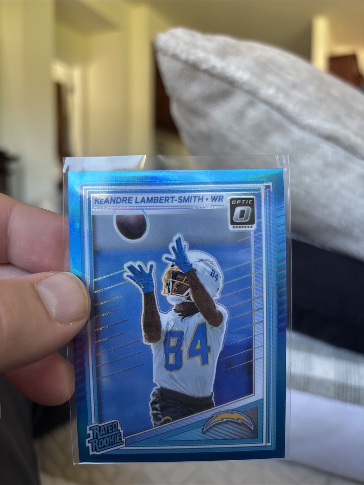 KeAndre Lambert-Smith Panini Donruss Optic #271 Neon Blue
