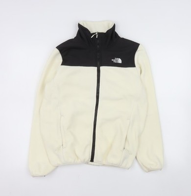 The North Face Herren Elfenbein Fleece Full Zip Jacke 3XS