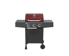 Expert Grill 3-Burner Propane Gas Grill, Red, Outdoor BBQ Cooker