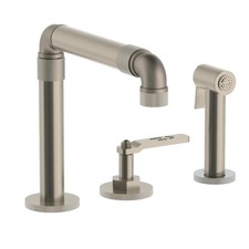 Watermark 38-7.1.3A-EV4-SN Kitchen Faucet with Side-Spray SATIN NICKEL New 