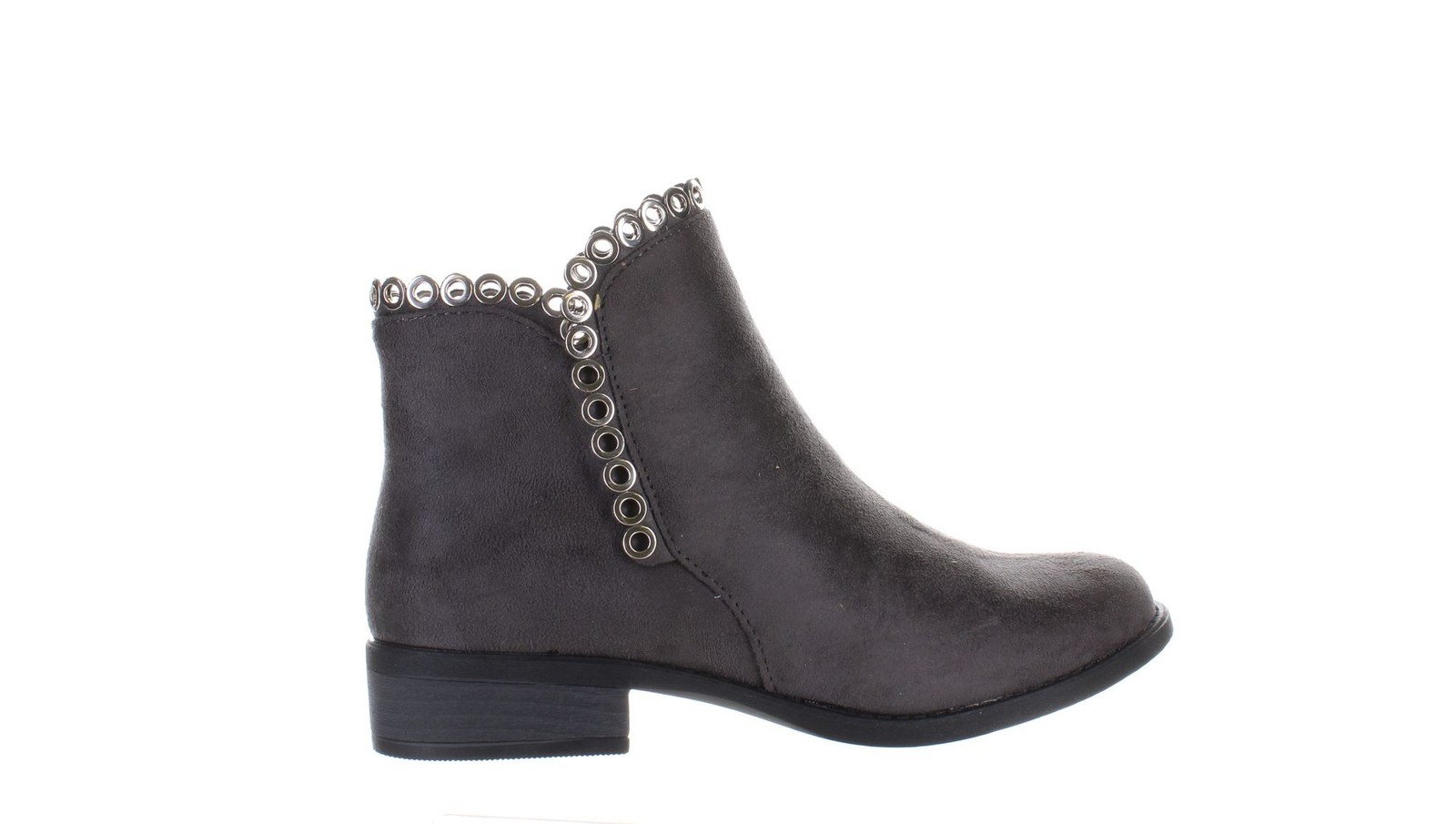 Global Win Womens Gray Ankle Boots Size 6.5 (7720525)