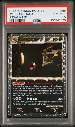 Umbreon graded PSA 8.5 for sale on eBay