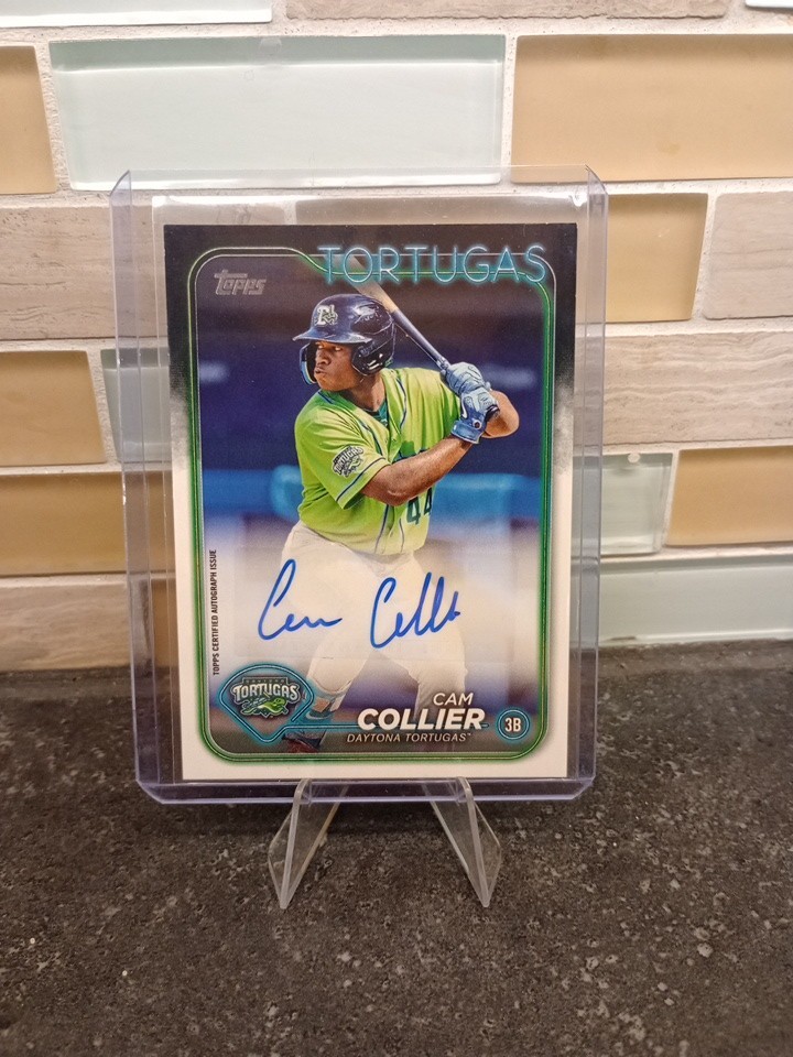 2024 Topps Pro Debut #115 CAM COLLIER Rookie AUTO Tortugas REDS SP