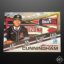 2025 Bowman Draft #BDN-2 Kayson Cunningham Bowman Draft Night