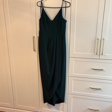 NWOT BHLDN Dark Green High Low Dress