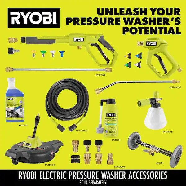 1800 PSI 1.2 GPM Cold Water Corded Electric Pressure Washer