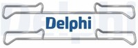 Delphi LX0436 ZubehöRsatz FüR Scheibenbremsbelag ZubehöRsatz Bremsbelag