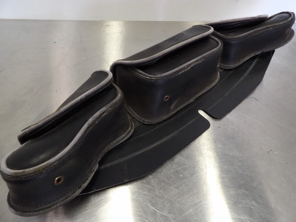 01 Harley Touring Electra Glide FLHTCI carenado delantero ala de murciélago bolsa pequeña almacenamiento Foto 3 de 4