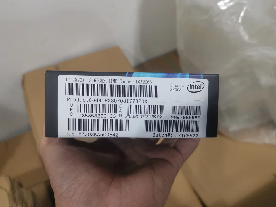 *NEW* i7 7820X Intel Core i7-7820X SR3L5 8C 3.6GHz 16T LGA2066 CPU Processor - Image 3 of 4