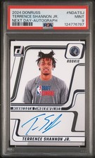 2024 PANINI DONRUSS NEXT DAY AUTO #NDATSJ TERRENCE SHANNON JR. PSA 9