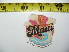MAUI SUNBURST CLOUDS SMALL STICKER DECAL HAWAII LOVE VACATION TRIP SOUVENIR