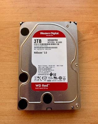 Western Digital WD Red 3TB HDD/Festplatte WD30EFRX CMR NAS Server 3,5 Zoll SATA