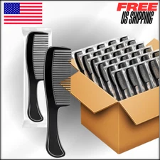 Professional Wide Tooth Hair Combs Individually Wrapped for Hair Styling, 50 Pcs