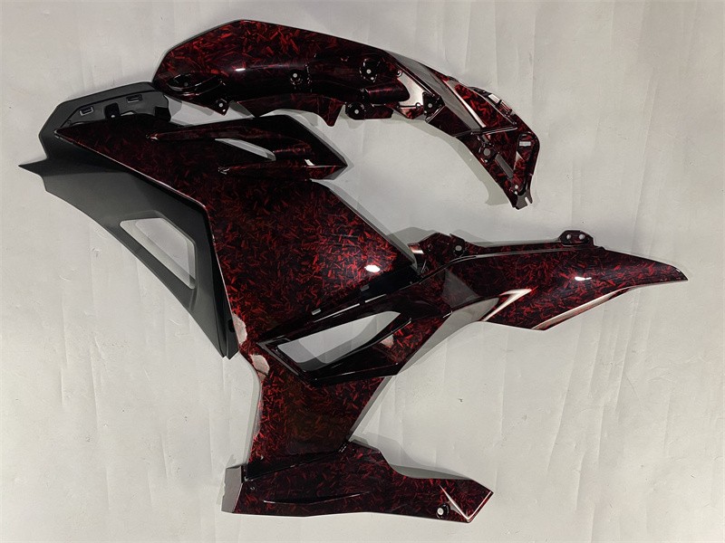 CV Full Fairing Red Forged Carbon for Kawasaki Ninja 500 2024-2025 z053