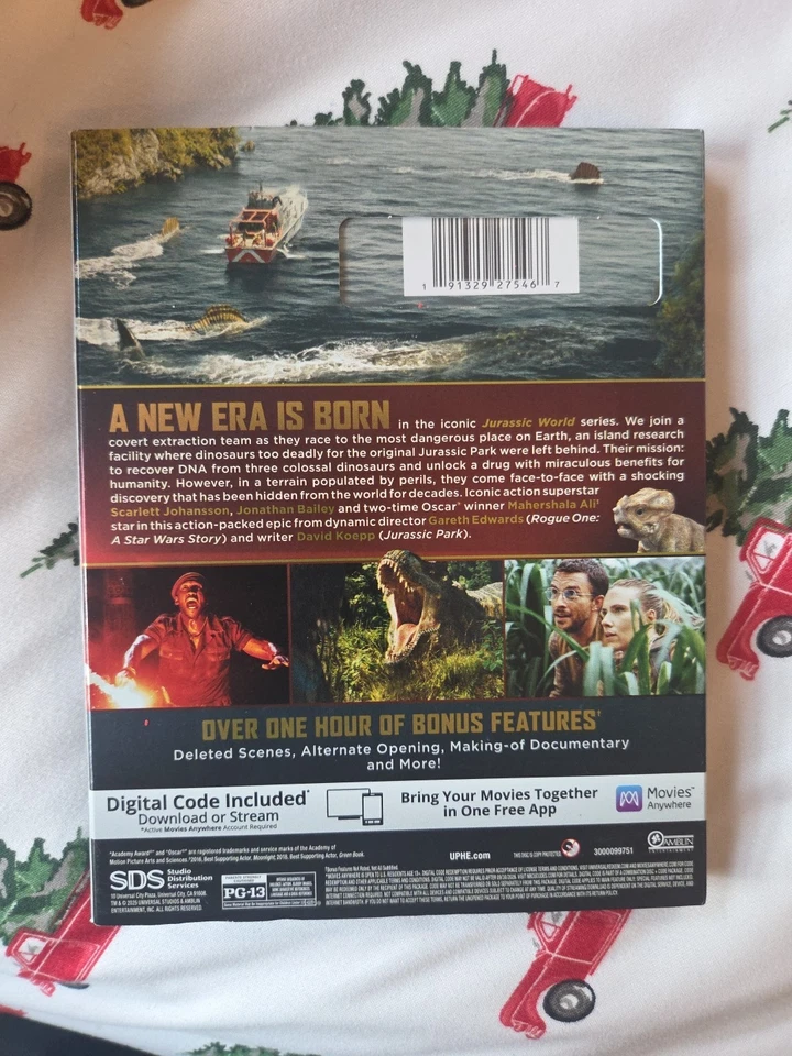 Jurassic World Rebirth - Collector's Edition Blu-ray + Digital Blu-ray NEW - Image 2 of 2