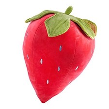 Strawberry Pillow Cute Soft Fruit Plush Pillow 15.5 Inches